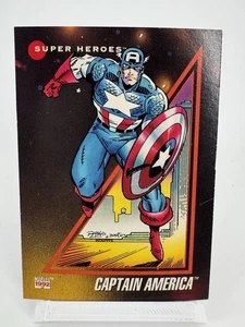 1992 Skybox Marvel Universe Series Super Heroes Captain America #37 - Picture 1 of 2