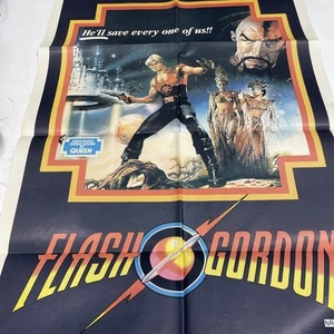 Póster de película de cine original vintage una hoja Mancave Flash Gordon ciencia ficción - Imagen 1 de 6