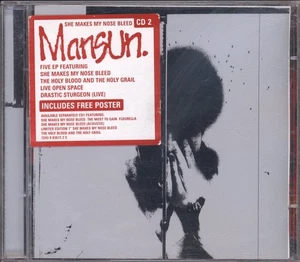 Mansun She Makes My Nose Bleed CD UK Parlophone 1997 single with folded poster - Bild 1 von 3