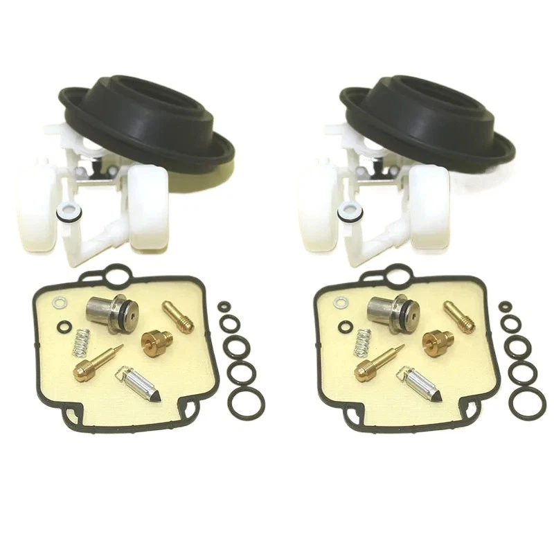 2X FOR Suzuki GS500 GS500E 1994-2000 Carburetor Repair Kit Diaphragm Float New Foto 1 de 1