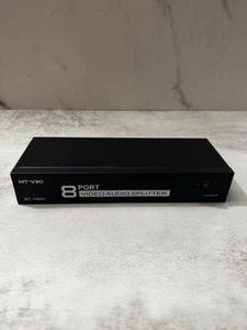 Video Audio 3 RCA Composite AV 8 Ports Selector 8-Way Splitter Box MT-108AV - Picture 1 of 3