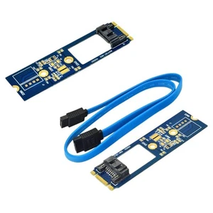 Adaptateur convertisseur M.2 vers SATA M.2 NGFF vers SATA 7 broches carte convertisseur PC accessoires - Photo 1/5