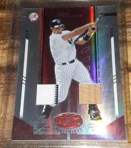 2002 Jorge Posada Topps Certified Dual Jersey/Bat Card!⚾️Yankees Legend Catcher⚾ - Picture 1 of 2