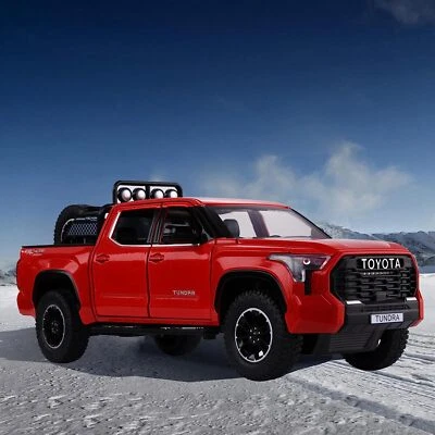 1/24 Toyota Tundra Pickup Truck Diecast Vehicle Model Car Sound Light Kids Toy - Image 1 of 4