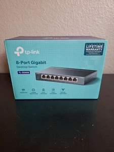 TP-LINK 8-Port Gigabit Desktop Switch TL-SG608 - Picture 1 of 6