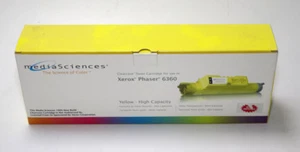Tóner Media Sciences compatible con Xerox Phaser 6360 DB / 106R01216 amarillo - Imagen 1 de 1