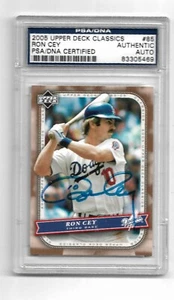 2005 Upper Deck Classics - Certified Autograph - Ron Cey - Dodgers - NM - Bild 1 von 2