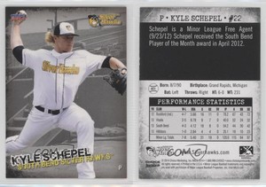 2014 Choice South Bend Silverhawks Kyle Schepel #21