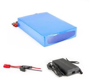 Batterie lithium-ion 60V 30Ah 1800Wh batterie scooter pedelec batterie vélo électrique 60A - Photo 1/7