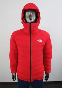 Mens The North Face Summit Breithorn 50/50 Down Hoodie Insulated Jacket - Red - Picture 1 of 15