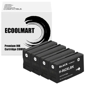 Cartucho de tinta negro 4PK repuesto para HP 962XL Officejet Pro 9010 9012 9015 9020 - Imagen 1 de 1