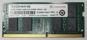 Transcend TS2GSH64V4B 16GB DDR4 2400 SO-DIMM 2Rx8 1.2V Laptop Memory G39688-0363 - Picture 1 of 1