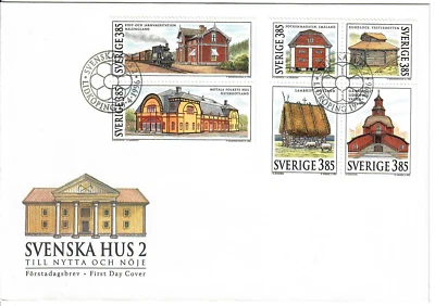 Suécia - FDC - 19 de abril de 1996 - Svenska Hus 2 - #04 - Imagem 1 de 2