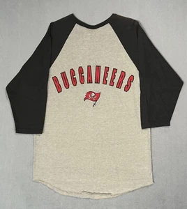 T-shirt sportiva Tampa Bay Buccaneers Bucs NFL Football vintage Dynasty Raglan M nuova con etichette - Foto 1 di 12