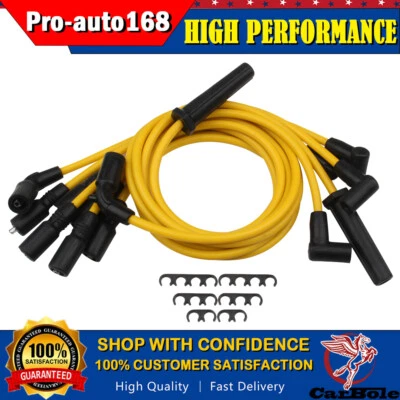 Juego de cables de bujía de encendido de carreras de 8 mm actualización para GMC Jimmy 1996-2005 V6 4,3 L Foto 1 de 4