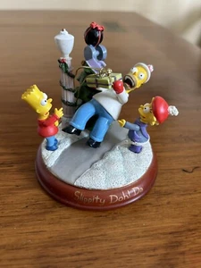 Adorno de Navidad Simpsons Bradford Iluminado “Slippity Doh-Da” NUEVO - Imagen 1 de 3