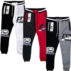 Ecko Unltd Men's Sweatpants Split Panel World Famous Fleece Jogger - Picture 1 of 8