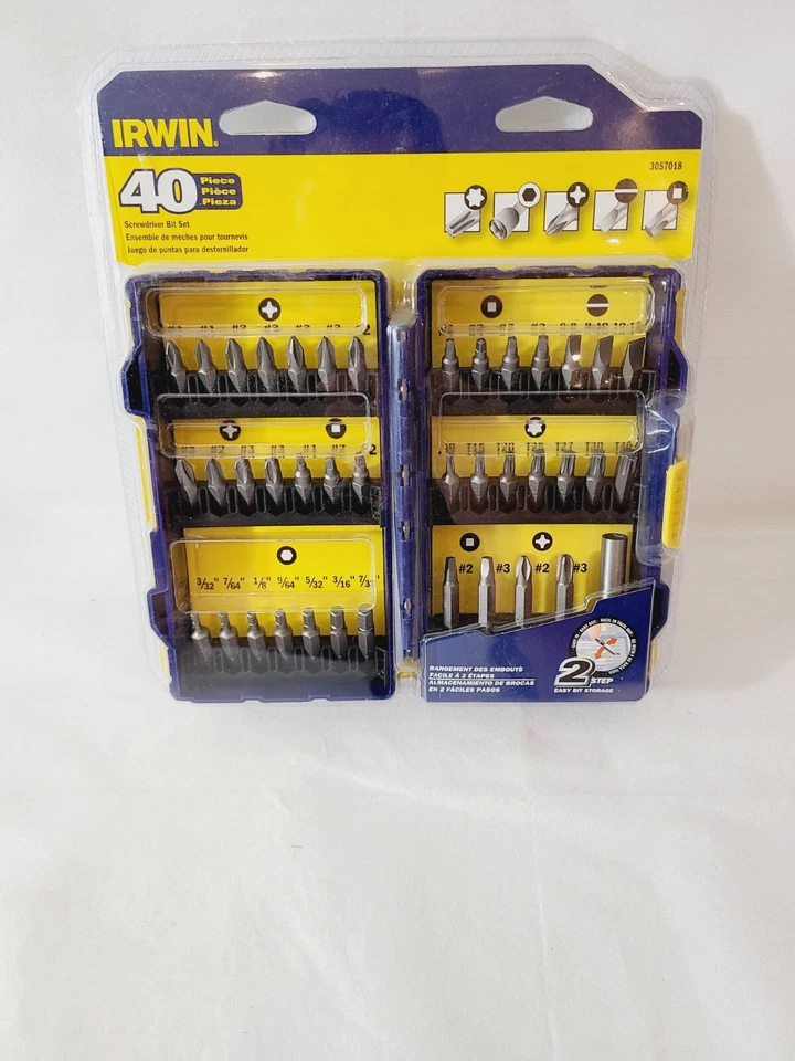 Irwin 40 Piece Screwdriver Bit Set - Image 1 of 4