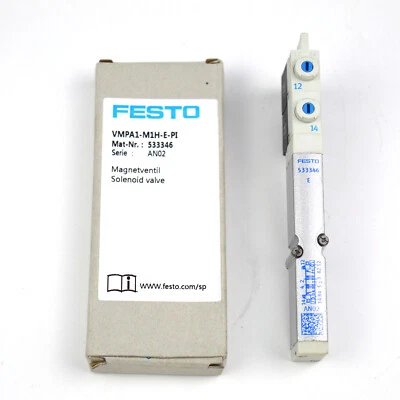Festo VMPA1-M1H-E-PI 533346 Solenoid Valve New One Free Shipping VMPA1M1HEPI - Image 1 of 2