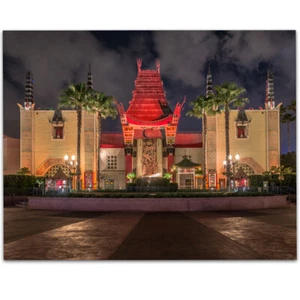 Disney Hollywood Grauman's Chinese Theater - 11x14 Unframed A Print- Great Decor - Picture 1 of 9