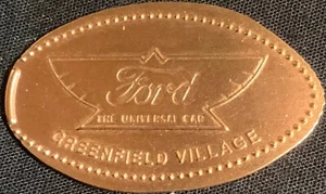 ¡RETIRADO! ¡COBRE! EMBLEMA FORD - MUSEO HENRY FORD DEARBORN MICHIGAN PENNY - Imagen 1 de 2