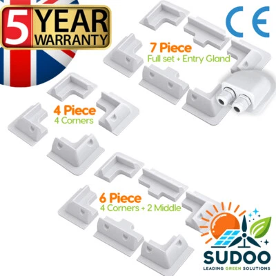 Solar Panel Mounting Bracket ABS White for Caravan , Motorhome Boat. No Drilling - Image 1 of 4