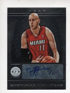 2013-14 Totally Certified Silver Signatures  Zydrunas Ilgauskas Autograph