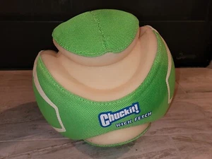 Chuckit! Kick Fetch Games Ball Floating Dog Chew Toy 6 inches Green & Blue - Picture 1 of 6