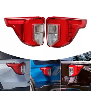Pair LED Tail Light Brake Lamps Left+Right Side For Ford Explorer 2020 2021 2022 - Foto 1 di 12