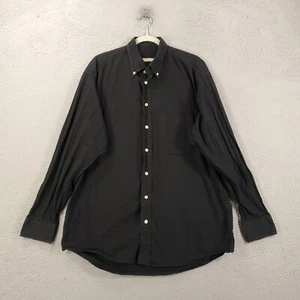 Burberry London Button Up Hemd Herren Large Schwarz Langarm Button Down Kragen - Bild 1 von 8