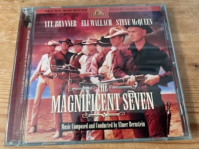 THE MAGNIFICENT SEVEN (Elmer Bernstein) OOP Rykodisc Score Soundtrack CD EX - Image 1 of 2