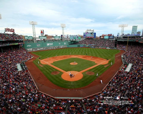 Fenway Park Boston Red Sox Unsigned Day Time General View Photo Cover