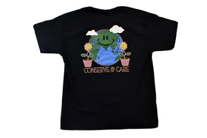 PacSun Kids Pac Sun Conserve And Care Black Shirt New XS-2XL - Picture 1 of 7