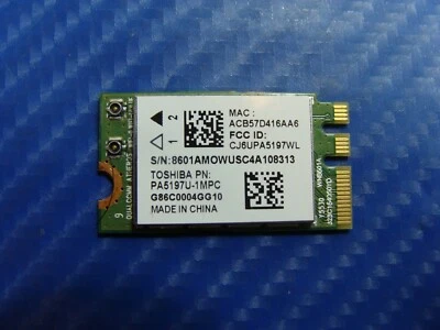 Toshiba Satellite C55-B5302 15.6" Genuine Laptop WiFi Wireless Card PA5197U-1MPC - Image 1 of 2
