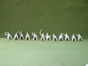 1980 Hinchcliffe 28 mm Weißmetall Renaissance Landsknecht berittene Kavallerie x 12 - Bild 1 von 11