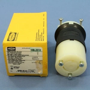 Hubbell Twist Turn Locking Connector Insulgrip NEMA L5-20R 20A 125V HBL2313 - Picture 1 of 7