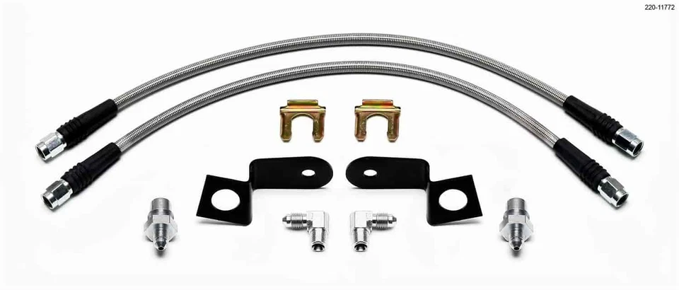 Wilwood 220-11772 Brake Flexline Kit 2005-2010 Dodge/Chrysler Magnum/Charger/Cha Foto 1 de 4