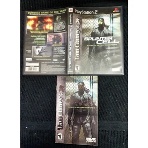 Tom Clancy's Splinter Cell  (PS2) Case W/Manual - NO Game - Picture 1 of 2