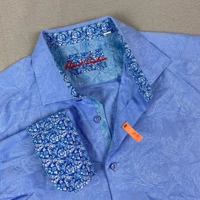 Robert Graham Mens Shirt XL classic fit spread skulls paisley All Over Print - Image 1 of 4