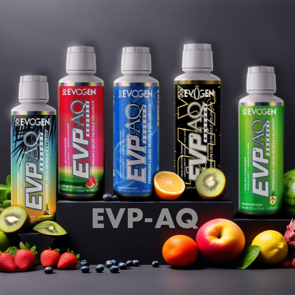 EVOGEN NUTRITION EVP-AQ Liquid Glycerol Pre-Workout Hydration Fullness Formula - Image 1 of 1