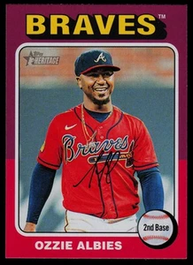2024 Topps Heritage #345 Ozzie Albies - Picture 1 of 2