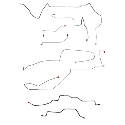 Complete Brake Line Kit Fits Pontiac Firebird 1998-2002 Stainless-CBK0188SS - Image 1 of 4