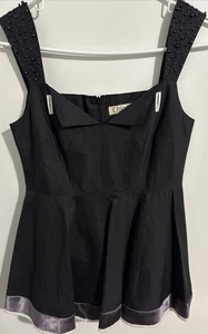 Chloe Kinder Mädchen Baumwolle ärmellos schwarz Perlenärmel Kleid Gr. 4. LESEN (E) - Bild 1 von 6