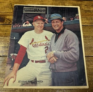 1967 St. Louis Post-Dispatch Cardinals Sunday Magazine Stan Musial Schoendienst - Bild 1 von 4