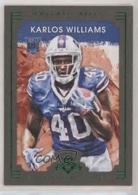 2015 Panini Gridiron Kings Rookies Green Frame Karlos Williams #141 Rookie RC - Image 1 of 2