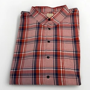 JOS. A. BANK 4XT 4XLT Short Sleeve Shirt Cotton Tencel Multicolor Plaid Men’s #4 - Picture 1 of 6