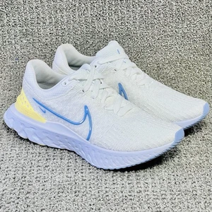 Nike React Infinity Run Flyknit 3 White Light Marine DD3024-100 Women's Size 7 - Picture 1 of 8