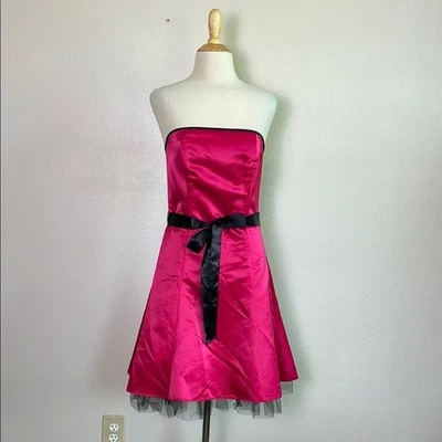 JESSICA MCCLINTOCK для GUNNE SAX младший 5/6 винтажный без бретелек платье причудливый - Изображение 1 из 4