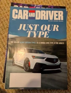 CAR AND DRIVER MAGAZINE SEPTEMBER 2023 ACURA TYPE S GOOD CONDITION FREE SHIPPING - Picture 1 of 1