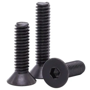 Tornillos de cabeza plana avellanada 1/4-20 x 1 (26 piezas), grado 10,9... - Imagen 1 de 8